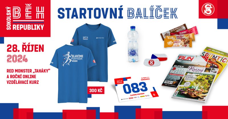 Zbývá týden do konce online registrací a představujeme startovní balíček!