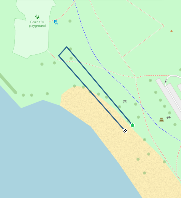 Mapa dětského závodu 200 m - Ottawa | Sokolský běh republiky